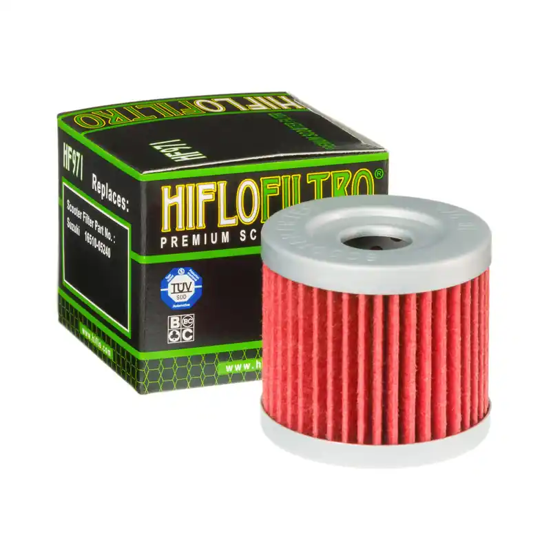 Neue Ware hiflo Ölfilter HF971 Motorradölfilter passend für Suzuki AN400 Burgman / UH125