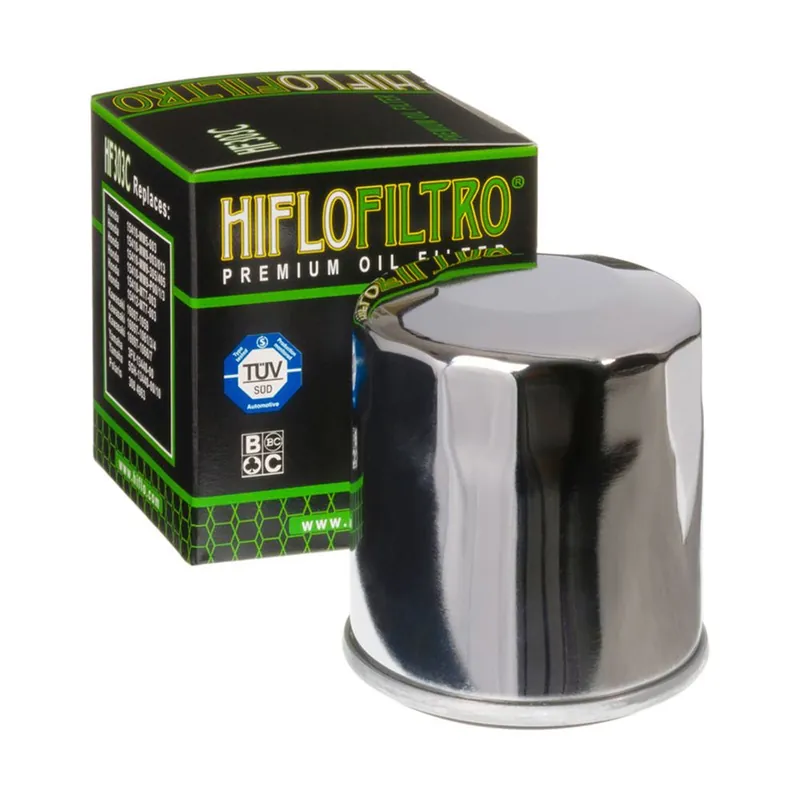 Direkt Vom Hersteller hiflo Ölfilter HF303C hf 303c chromfarbig Motorradölfilter