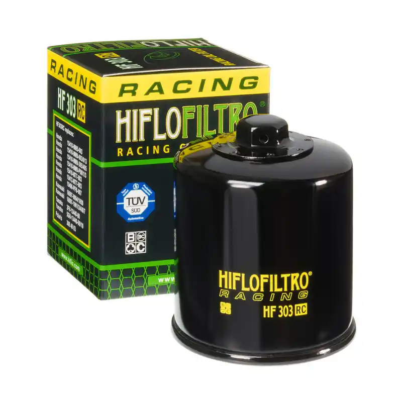 Gratis Versand hiflo Ölfilter HF303RC Racing, hf 303 rc Racing Motorradölfilter