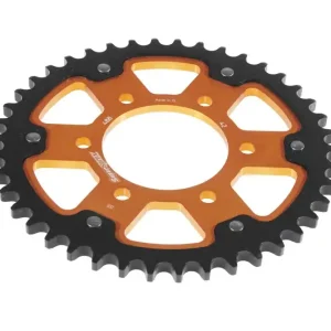 Sonderangebot Kettenrad Stealth 41 42 44 45 46 48 Zähne - (530) gold / grün passend für Kawasaki RST-488