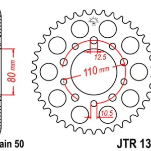 Jetzt Kaufen Kettenrad Stahl 34 bis 48 Zähne (530) passend auf Honda CB CBR CBX VF VFR / Triumph Tiger Daytona Th