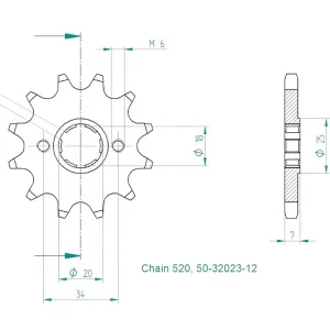 Preisreduziert Kettenritzel 12 13 14 16 Zähne - (520) Archive Scramber / Cafe Racer 125