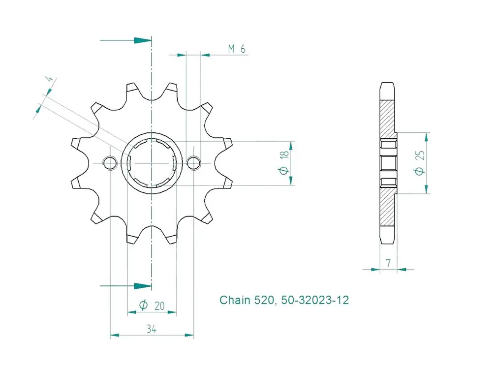 Preisreduziert Kettenritzel 12 13 14 16 Zähne - (520) Archive Scramber / Cafe Racer 125