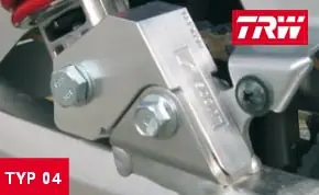 Zertifiziert TRW Lucas Hecktieferlegungskit MCTL 163 passend für Kawasaki 650 Versys Bj. 06-