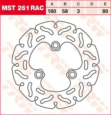 TRW Lucas Racing Bremsscheibe vorn MST 261 RAC mit ABE passend für Peugeot 50 Elyseo Bj. 03 Preiswert