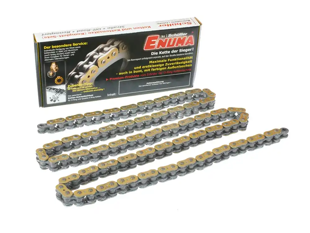 ENUMA 520 ZZZ / 520ZZZ Quadra-X-Ring 124 Glieder gold/silber Finale Aktion