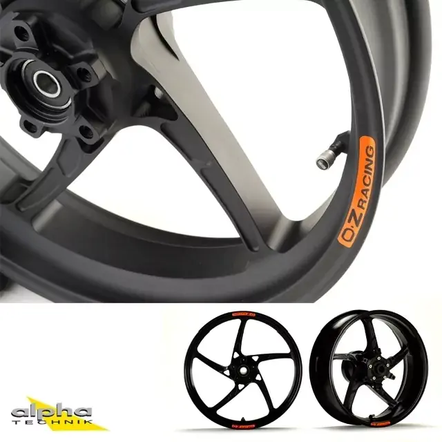 Direktkauf OZ Piega Aluminium Schmiedefelge hinten Schwarz matt passend für Suzuki GSX-R600/750