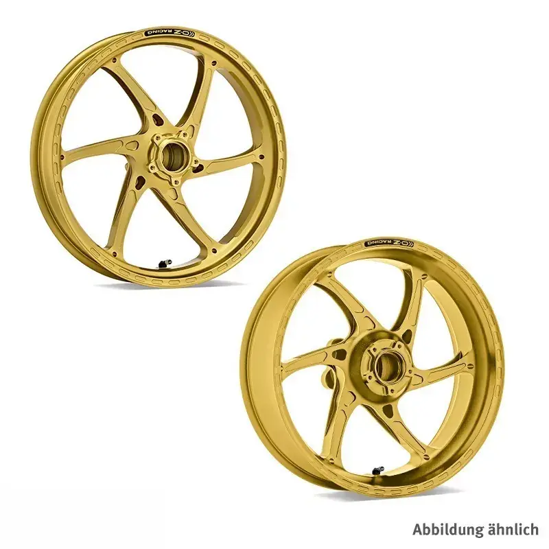 Solange Der Vorrat Reicht OZ Gass RS-A Aluminium Felgensatz gold matt passend für BMW S1000RR (nur für HP4 Wheels Kit)