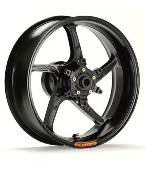 OZ Gass RS-A Aluminium Hinterradfelge passend für Ducati Panigale V4(S) 2025, schwarz glänzend Zertifiziert