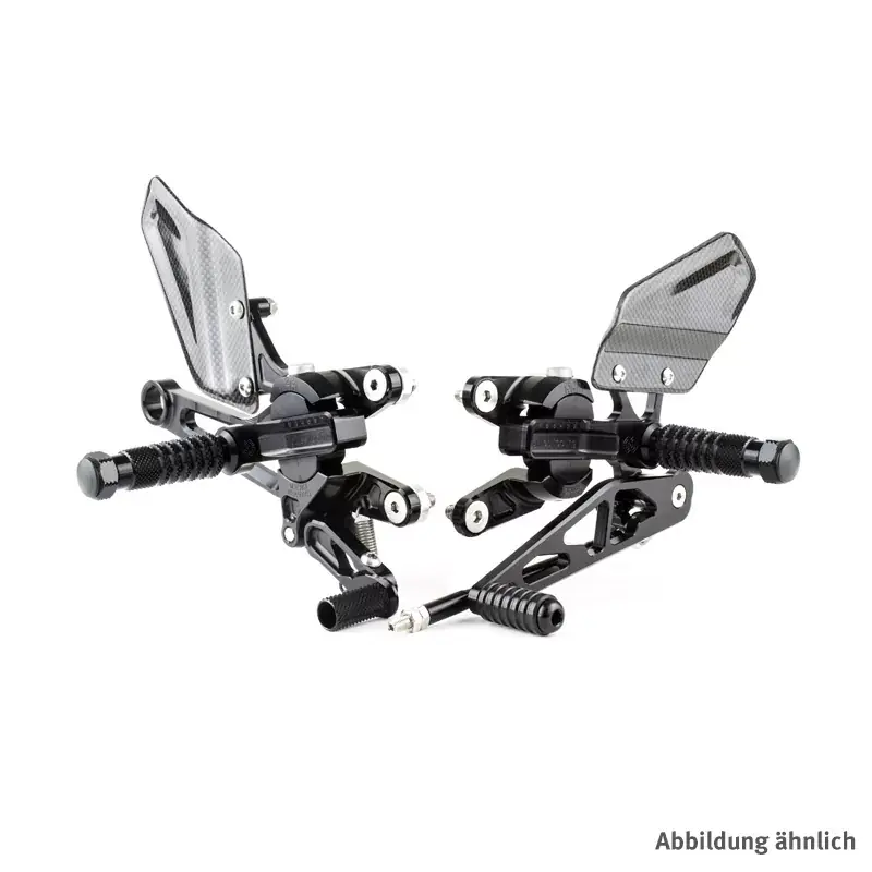 GILLES VCR Fußrastenanlage passend für Aprilia RSV4 / Tuono V4 mit ABE Saisonangebot