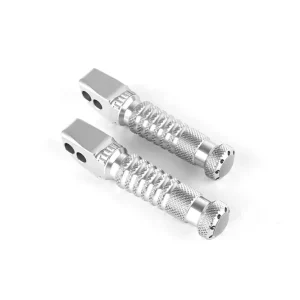 Nur Heute Gilles Austauschfußrasten-Kit Sport Sozius silber passend für Yamaha MT-07 Tracer