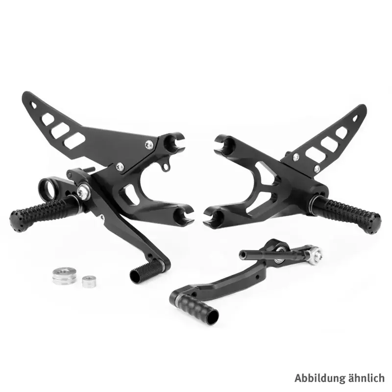 GILLES FXR Fußrastenanlage passend für Yamaha YZF-R6 RJ27 schwarz Bestpreis