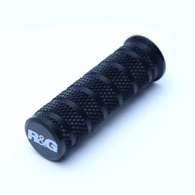 R&G Ersatz-Fußraste aus Aluminium, schwarz pulverbeschichtet Schneller Versand