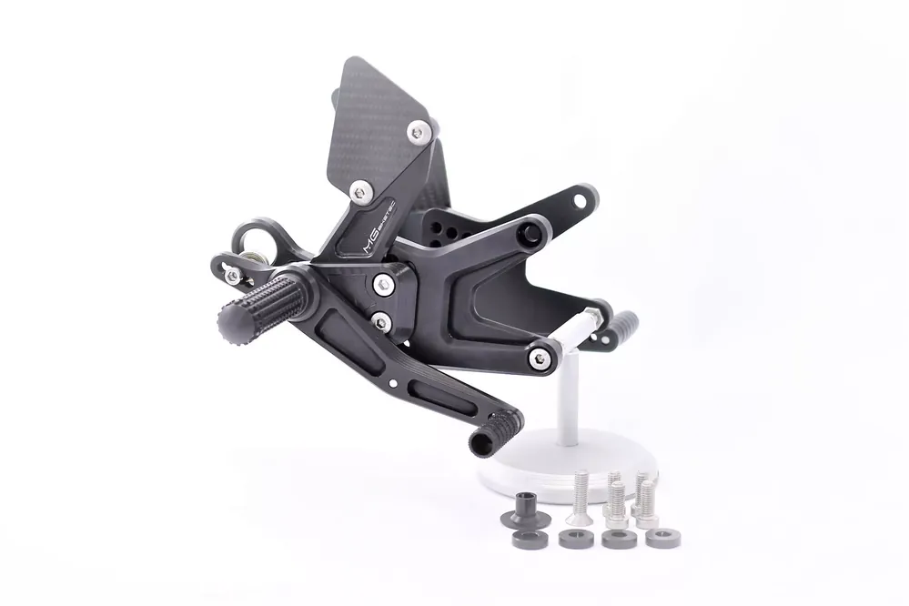 MG Biketec Sportfußrastenanlage passend für Triumph Street Triple 675 (2013-2016) Billig