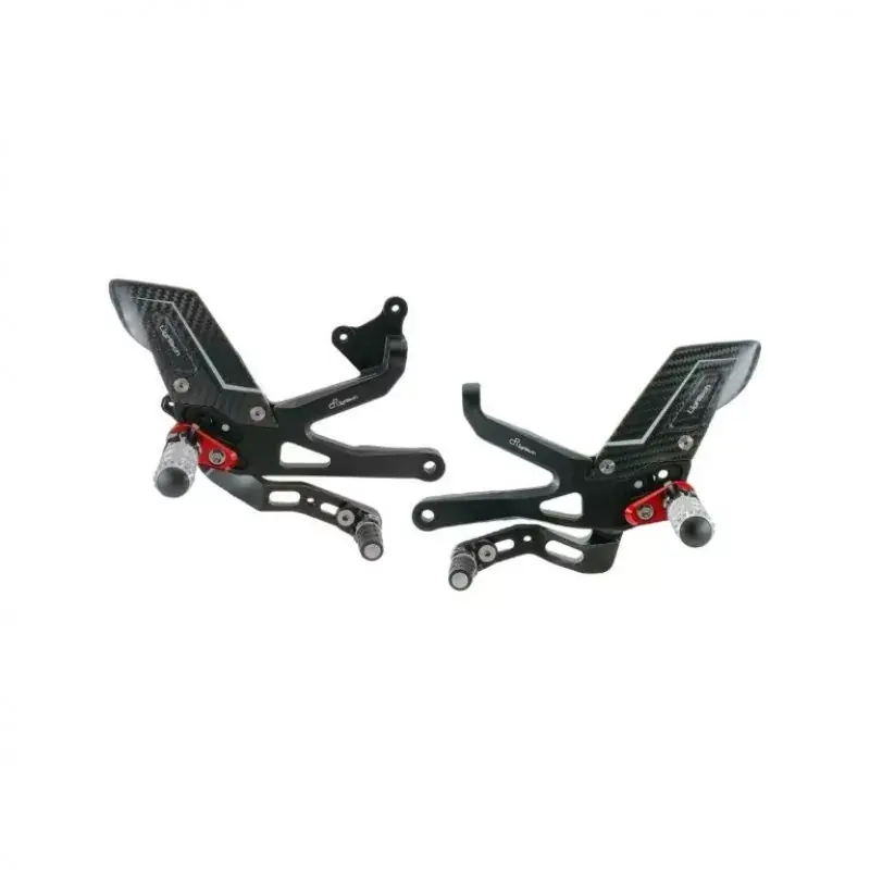 Kostenloser Versand Lightech Fußrastenanlage R passend für Ducati Panigale V4 / Streetfighter V4