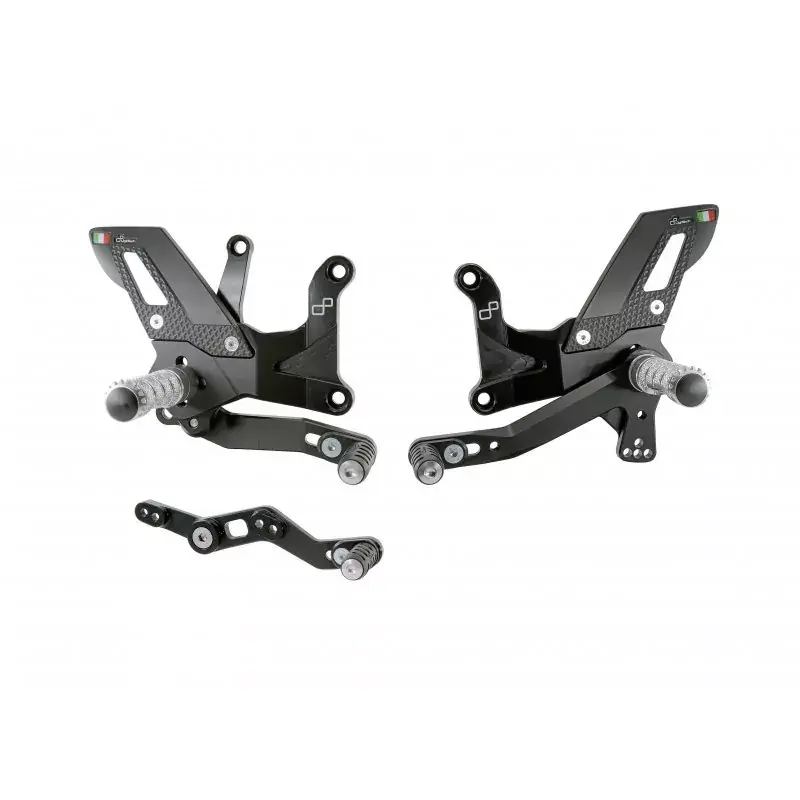 Begrenztes Angebot Lightech Fußrastenanlage RACE passend für Kawasaki ZX-4 R / RR 2024