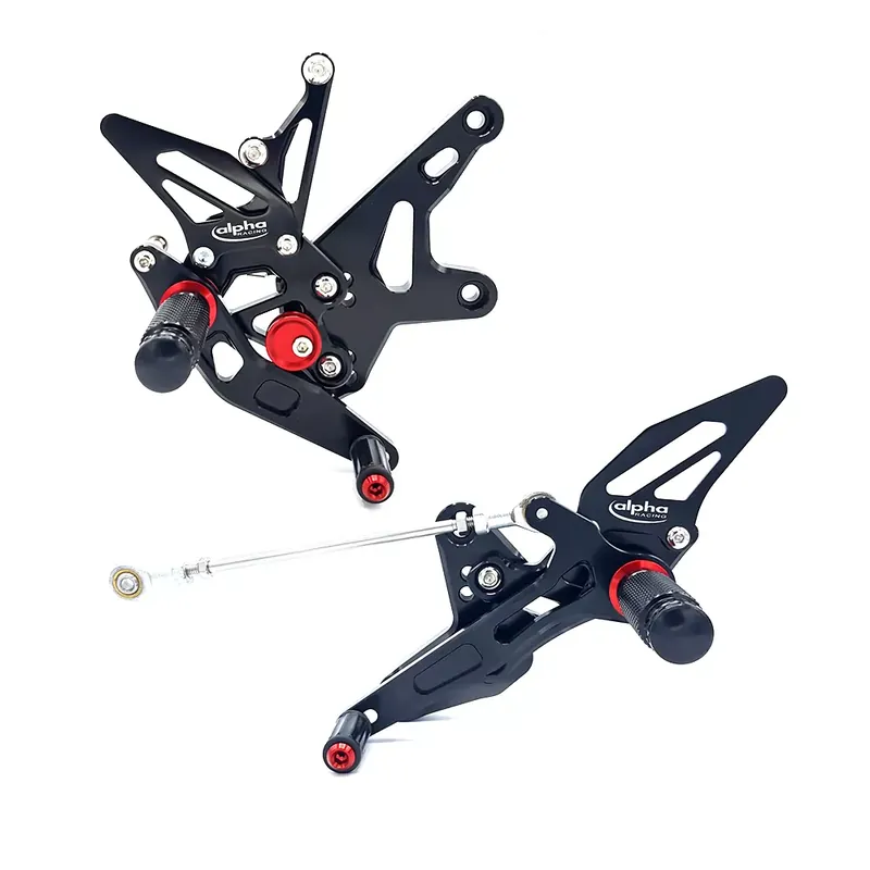 TRACK Fußrastenanlage schwarz passend für Kawasaki Ninja 400 / Z400 ab 2019 ABE Bestpreis