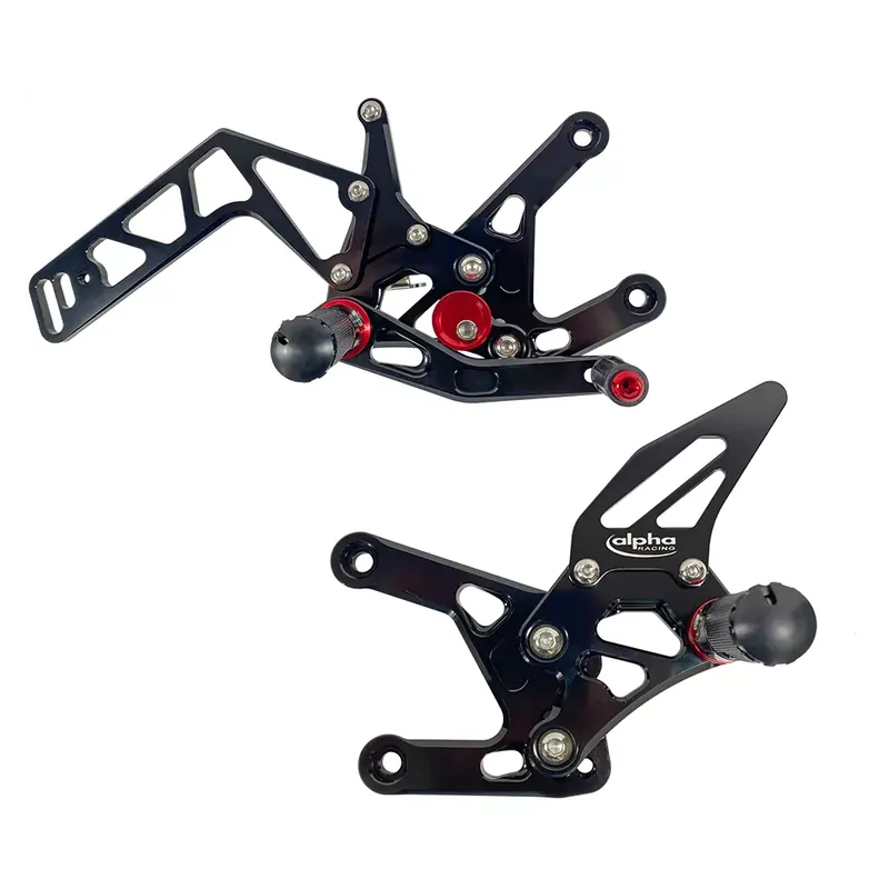 TRACK Fußrastenanlage schwarz passend für Yamaha YZF-R1 RN32 / RN49 / RN65 – ABE Top-Angebot