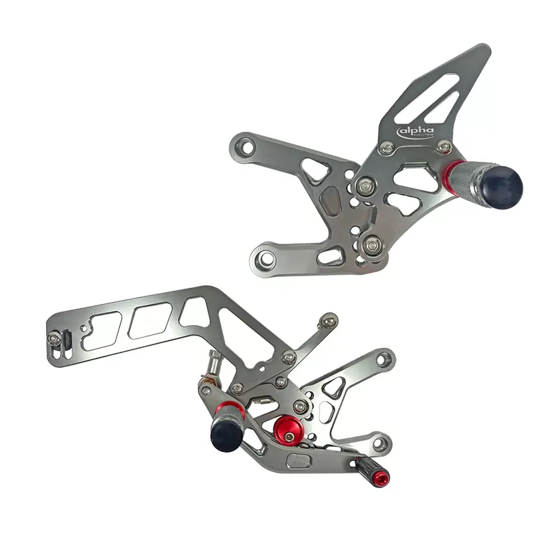 TRACK Fußrastenanlage titanfarben passend für Yamaha MT10 Echt