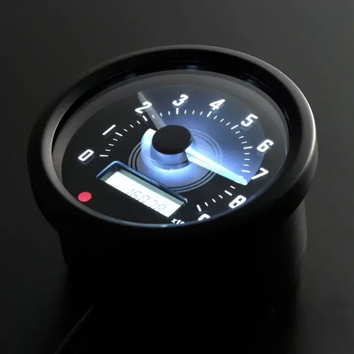 Daytona Digital-Drehzahlmesser New Velona 60 schwarz LED weiß Sonderaktion