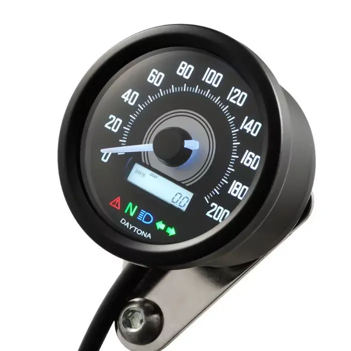 Daytona Digitaltacho New Velona 60 schwarz bis 200 km/h Top-Preis