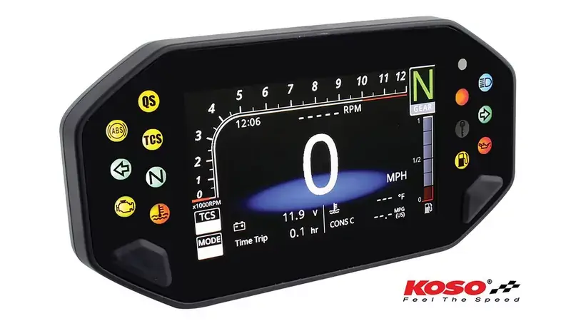 Bestseller KOSO RX-4 digitales Multifunktions-Cockpit passend für Yamaha MT-07/09, XSR 700/900
