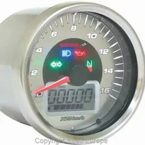KOSO D64-S LCD Tachometer GP Style rund universal verchromt Sale