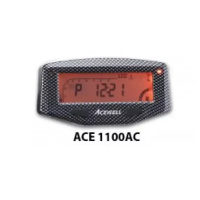 Sichere Zahlung Acewell ACE-1100AC Drehzahlmesser mit Temperaturanzeige im Carbon-Look