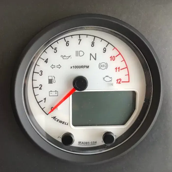 ACEWELL Analog DZM 12000rpm Digital Tacho schwarz Nur Für Kurze Zeit