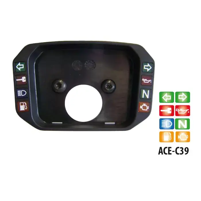 Preisreduziert Kontrollleuchtencover schwarz passend für Motorräder