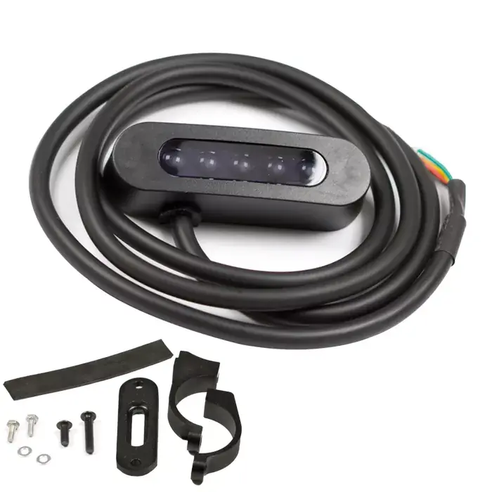 Daytona Kontrollleuchteneinheit Alpha schwarz 5 LEDs passend für 22,2 und 25,4 mm Lenker Heißes Angebot