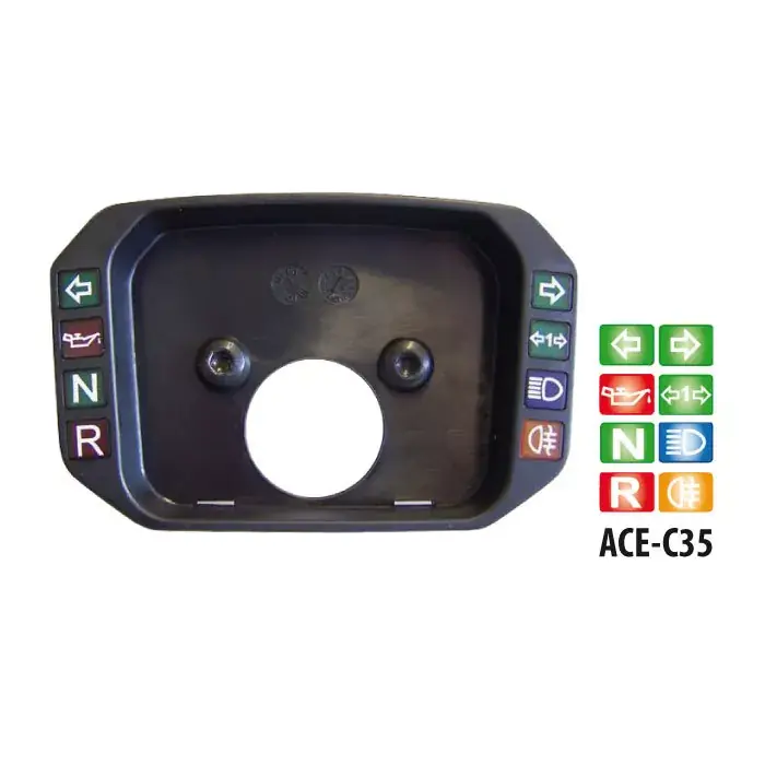 Top-Seller Kontrollleuchtencover schwarz