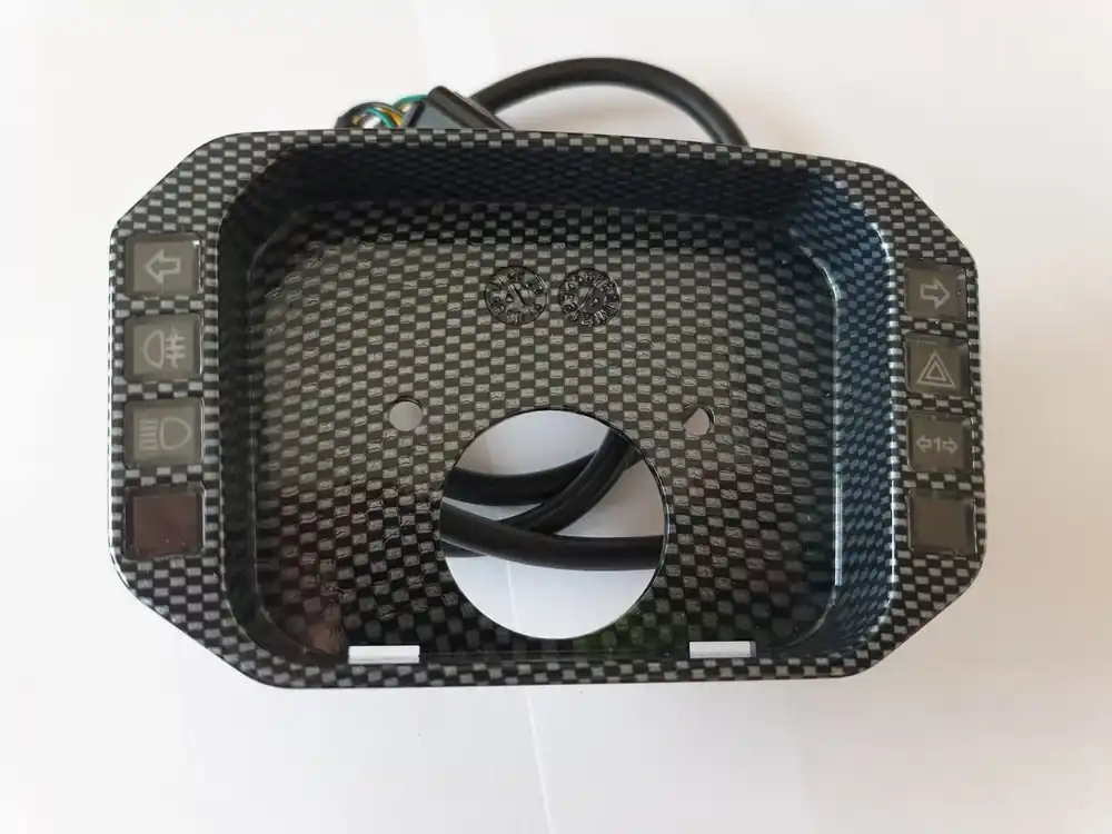 Sonderangebot Kontrollleuchtencover aus Carbon