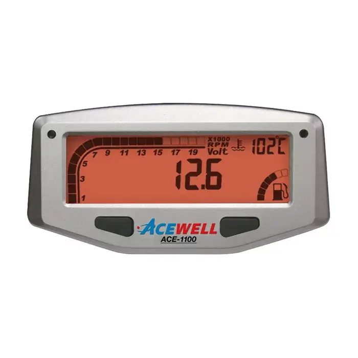 Kostenloser Versand Acewell ACE-1100A Drehzahlmesser mit Temperaturanzeige