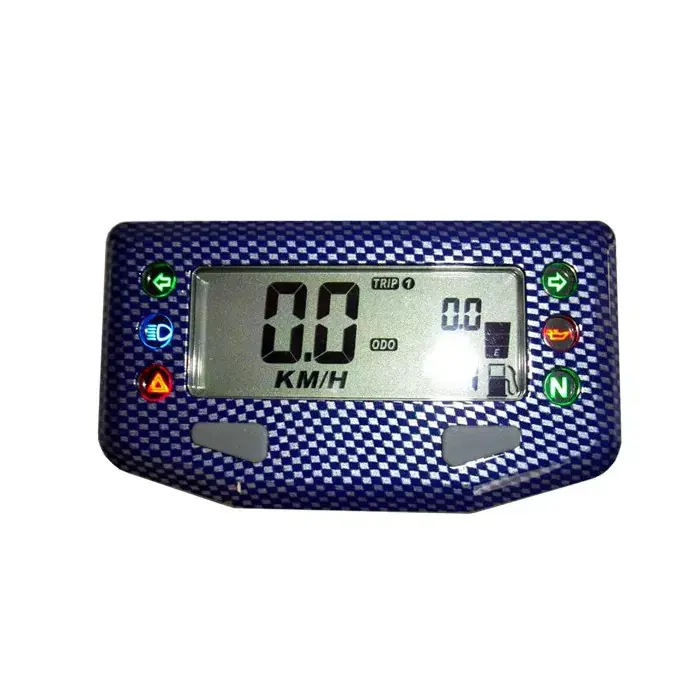 Finale Aktion Acewell Multifunktionelles Digitalinstrument carbon-blau mit Kontrollleuchten