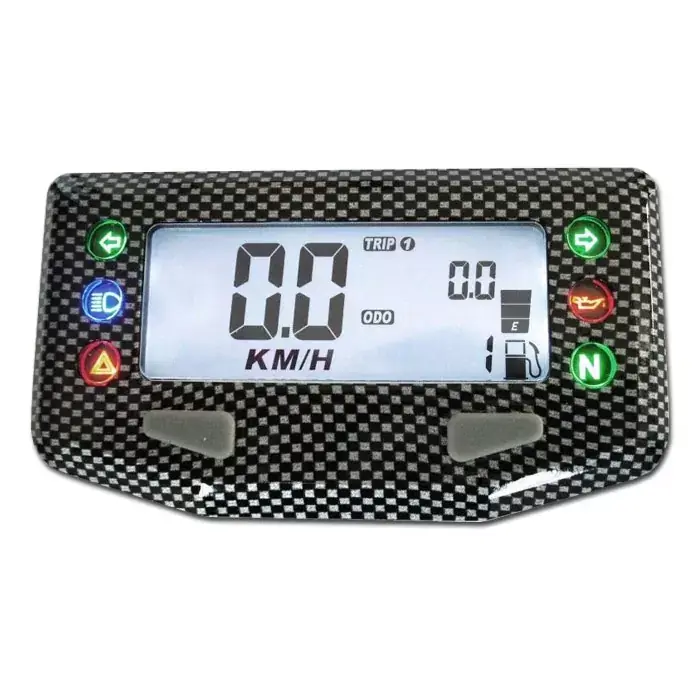 Acewell multifunktionelles Digitalinstrument in Carbon Tacho mit Tankanzeige und Kontrollleuchten Sale