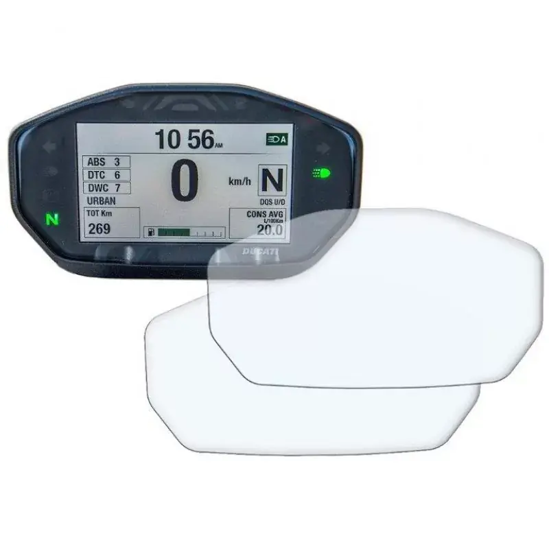 R&G Dashboard 2er Displayschutzfolien passend für Ducati Schneller Versand