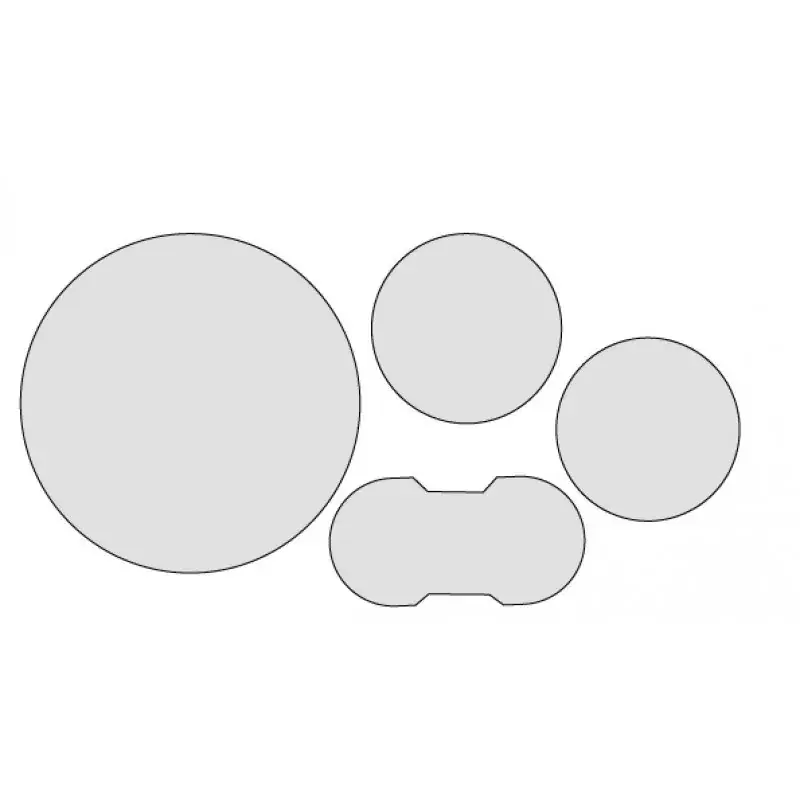 Versand Am Gleichen Tag Eazi-Grip Dashboard Displayschutzfolie passend für Royal Enfield Himalayan 411 (2017–2023)