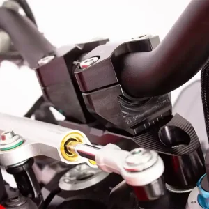 GILLES 2DGT verstellbare Lenkerböcke schwarz passend für Ducati Streetfighter V2/V4 Nur Für Kurze Zeit