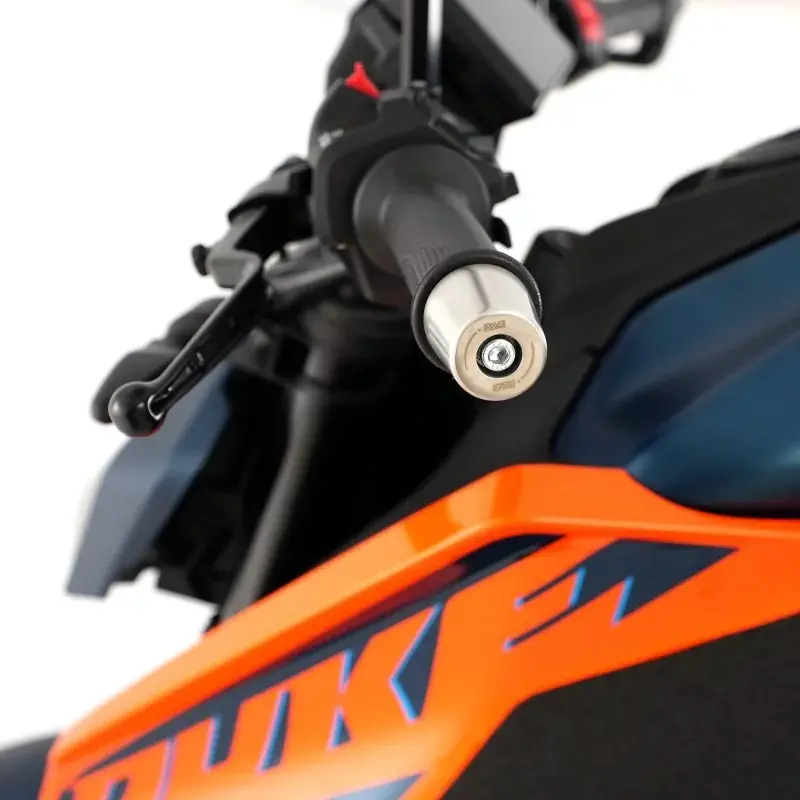R&G Lenker Protektoren Edelstahl passend für KTM RC 125 / 390 & Duke 125 / 390 Versand Am Gleichen Tag