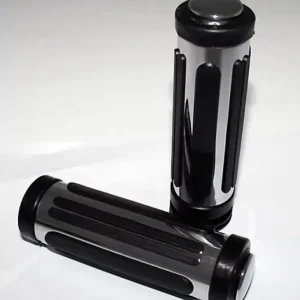 SHIN YO Lenkergriffe Chrom Gummi 1 Zoll Sonderangebot
