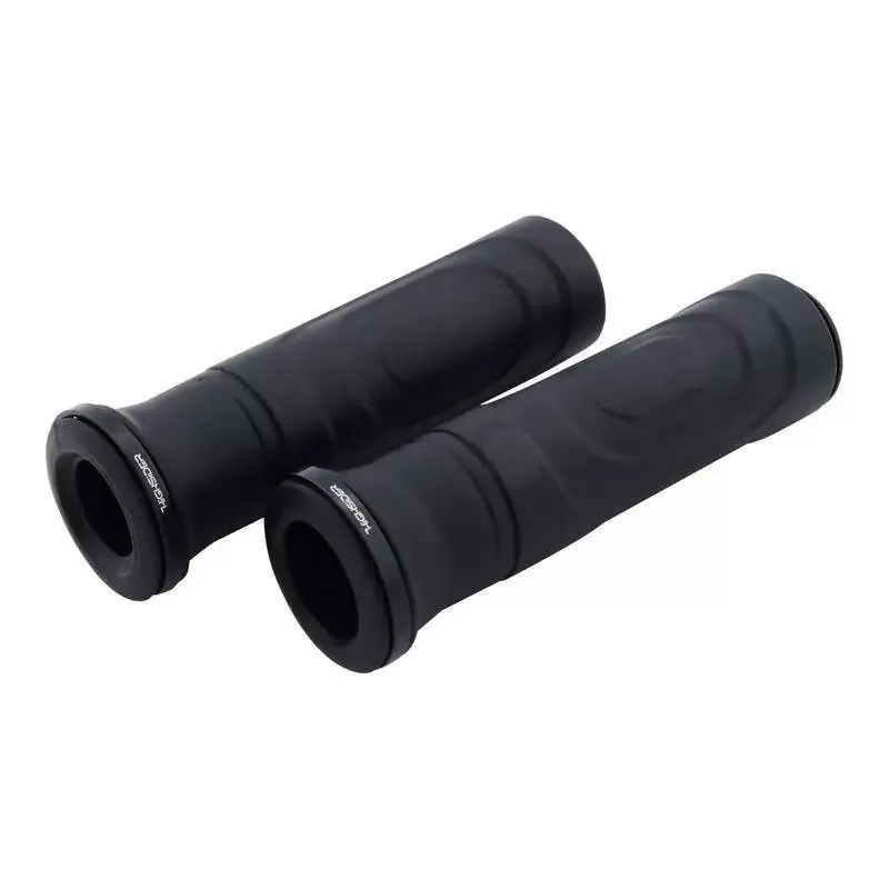 Günstig HIGHSIDER GOMA-RS Griffgummi Schwarz 7/8 Zoll (22,2 mm), 125 mm (Paar)