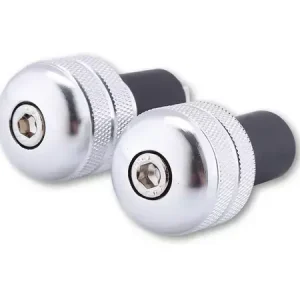 Top-Preis SHIN YO Lenkerendengewichte Silber gerändelt passend für Stahllenker