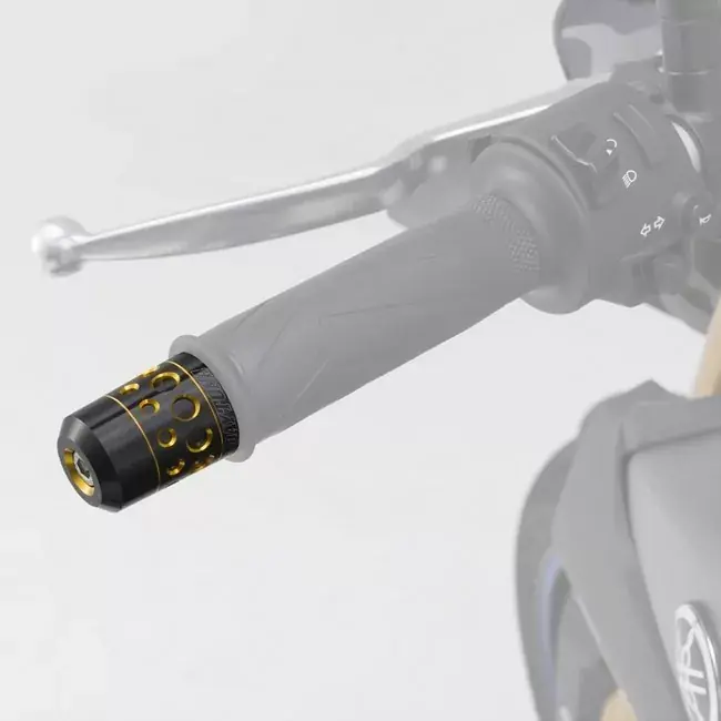 Daytona Hollow Lenkergewichte gold eloxiert passend für 7/8" + 1" Lenker Kostenloser Versand