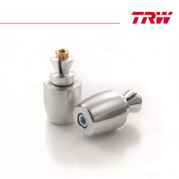 Lenkerenden Stahl Classic Design silber passend für Ø18 mm Direkt Vom Hersteller