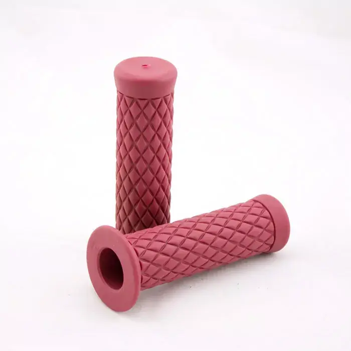 Choppergriff Diamond rot 7/8 Zoll 22 mm Länge 125 mm geschlossen Neue Ware