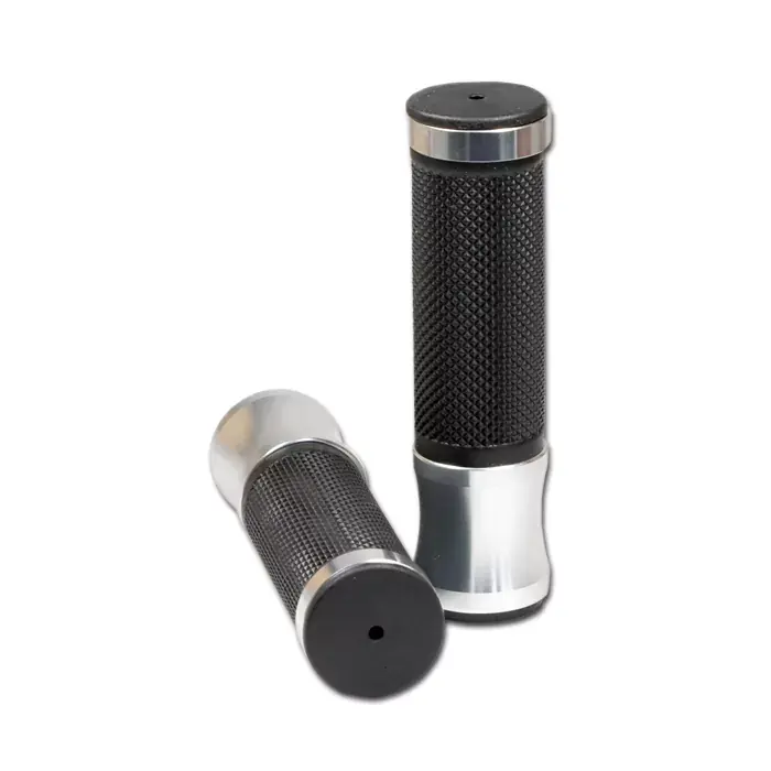 Griffgummi Nice 22mm Alu/Gummi silber geschlossen Neuheit