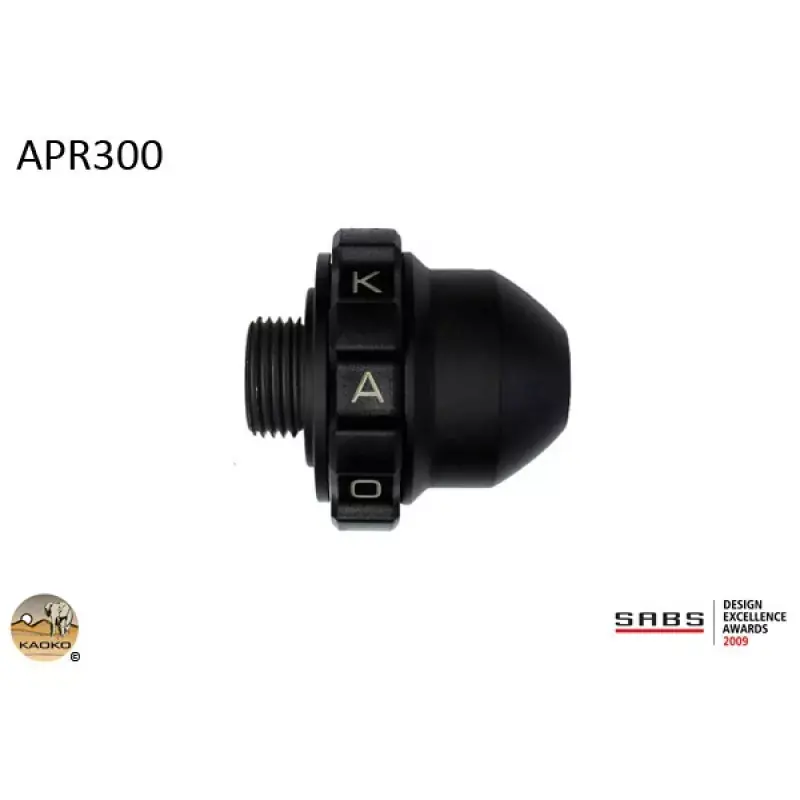 Zertifiziert Kaoko Gasgriff-Arretierung "Drive Control" passend für Aprilia Tuono V4 Factory / RR 2015- / RSV 1000R / RR / Factory