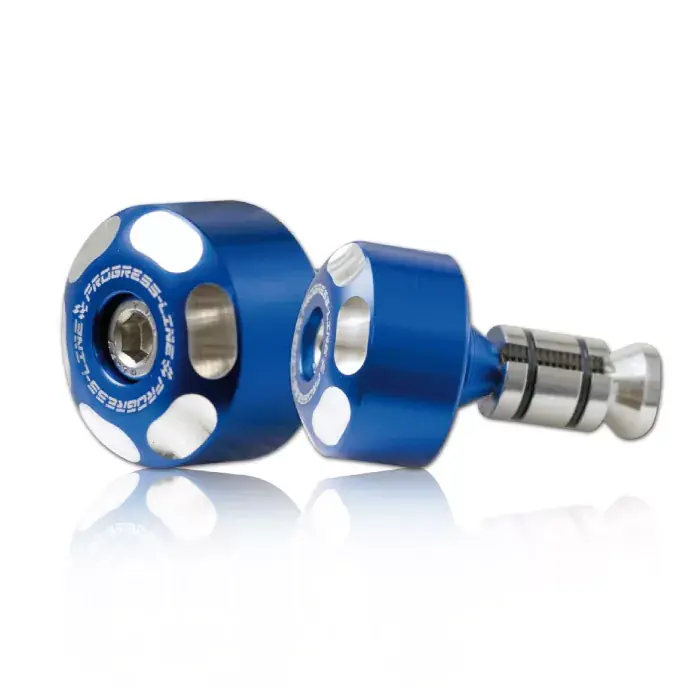 Lenkergewichte LOGO Alu 6061 blau passend für 7/8" & 1" Lenker Ø14–19 mm Neuheit