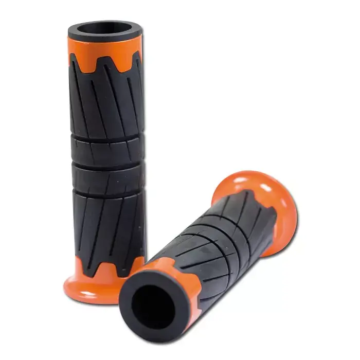 ABS/Gummi-Griffe "Glossy" 125 mm offen orange 22 mm Angebot